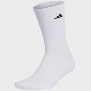 New Adidas Men's White Cushioned Crew Socks 1ct